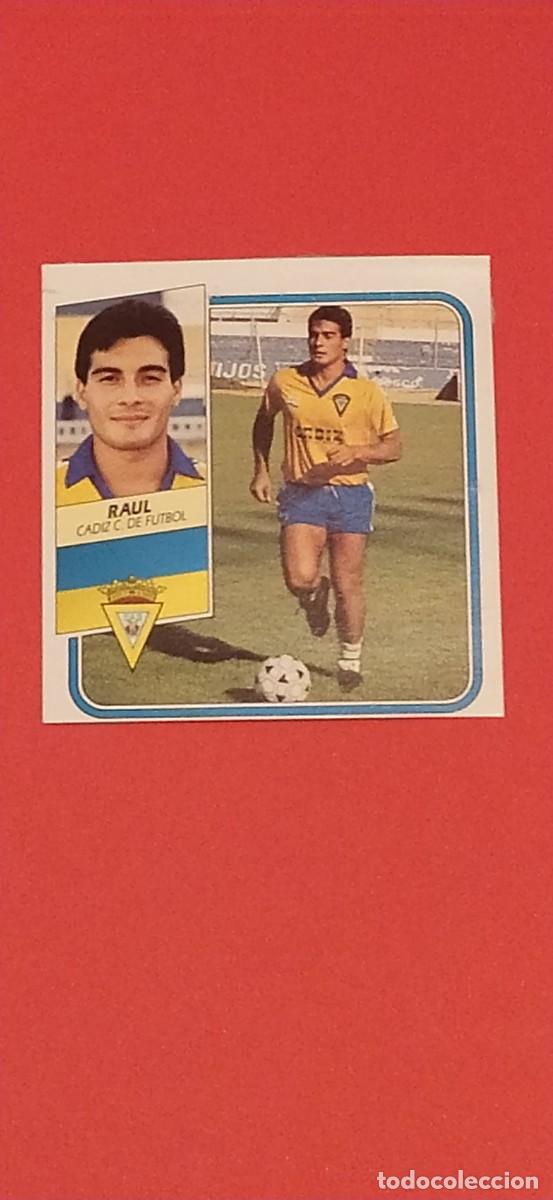 Football Stickers: RAUL CADIZ ESTE 89 90 1989 1990 RECUPERADO