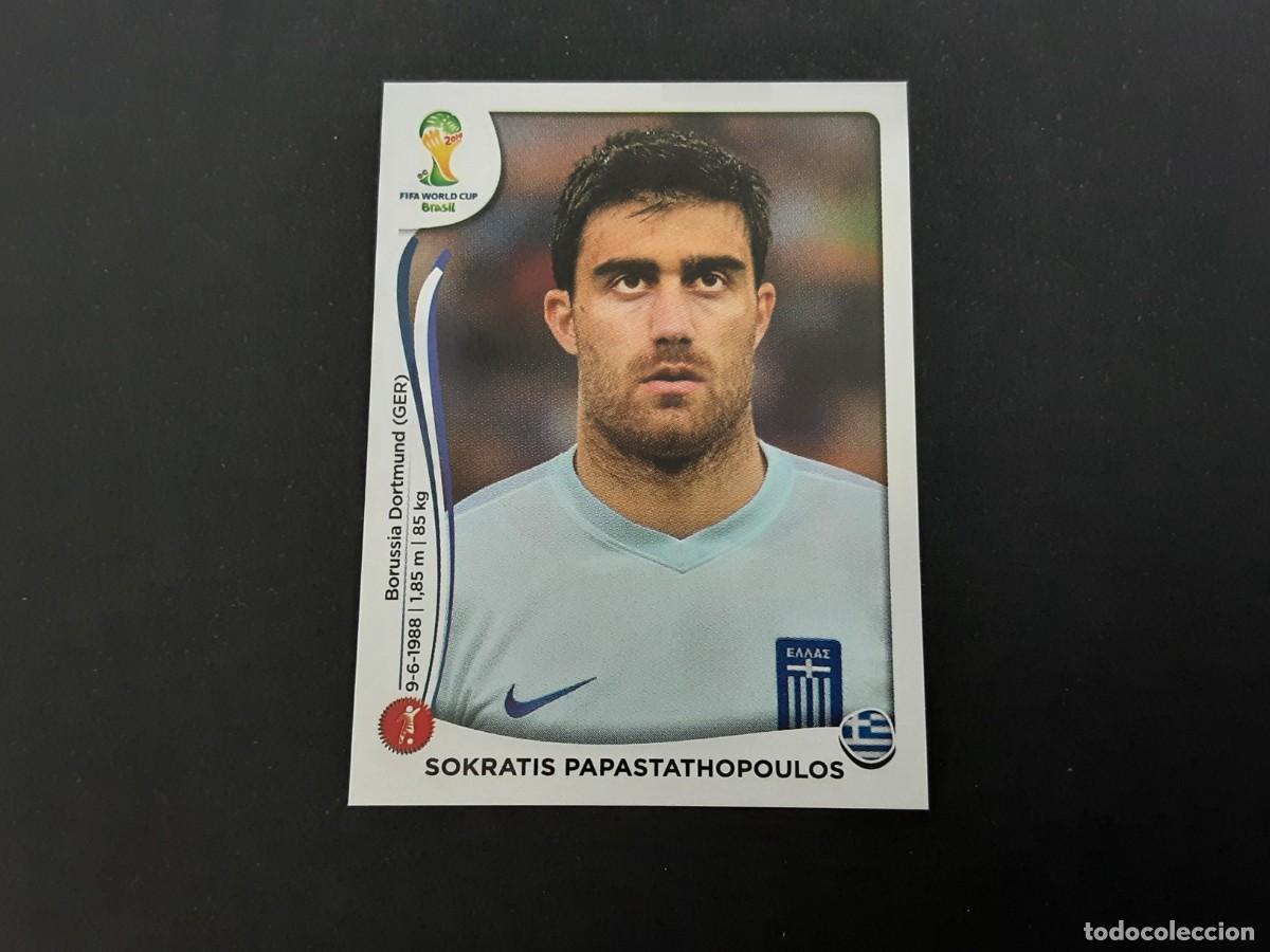 Cromos de Futebol: CROMO FUTBOL MUNDIAL 2014 PANINI 207.PAPASTATHOPOULOS-GRECIA-NUNCA PEGADO