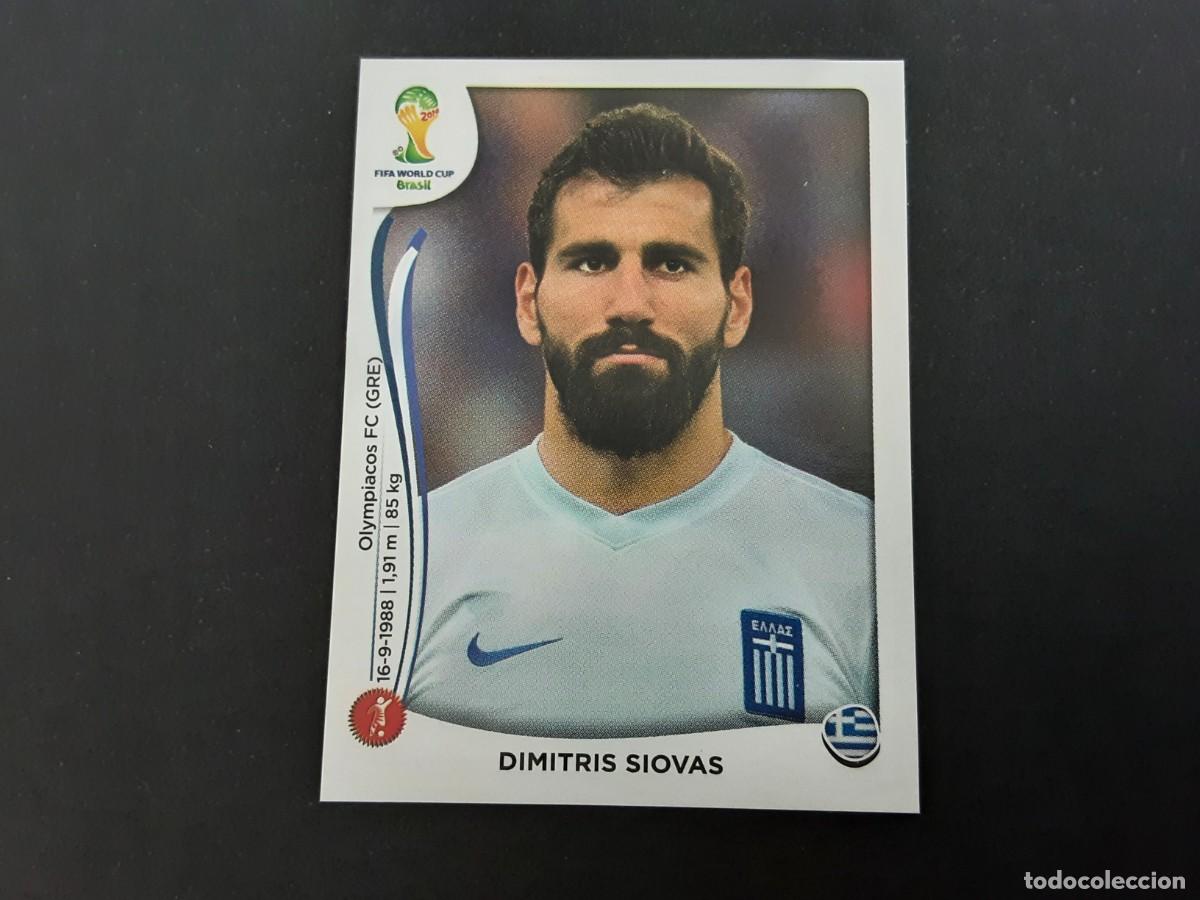 Fu&szlig;ball-Sticker: CROMO FUTBOL MUNDIAL 2014 PANINI 209.SIOVAS-GRECIA-NUNCA PEGADO