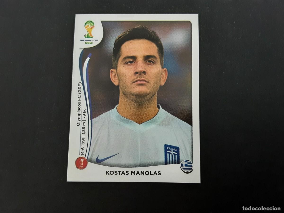 Cromos de Futebol: CROMO FUTBOL MUNDIAL 2014 PANINI 211.MANOLAS-GRECIA-NUNCA PEGADO