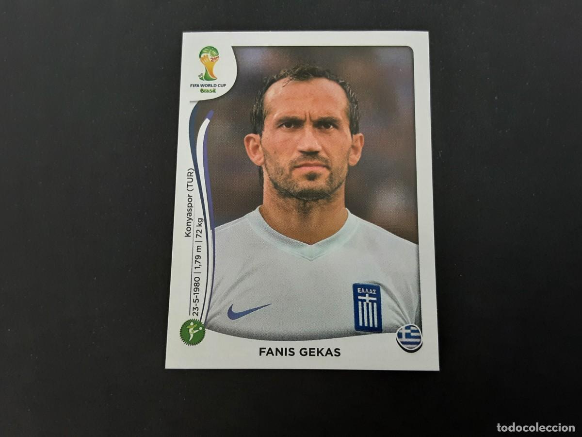 Fu&szlig;ball-Sticker: CROMO FUTBOL MUNDIAL 2014 PANINI 220.GEKAS-GRECIA-NUNCA PEGADO