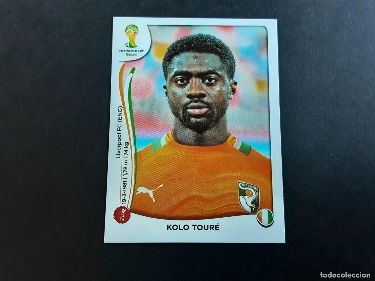 Cromos de Futebol: CROMO FUTBOL MUNDIAL 2014 PANINI 225.KOLO TOURE-COSTA DE MARFIL-NUNCA PEGADO