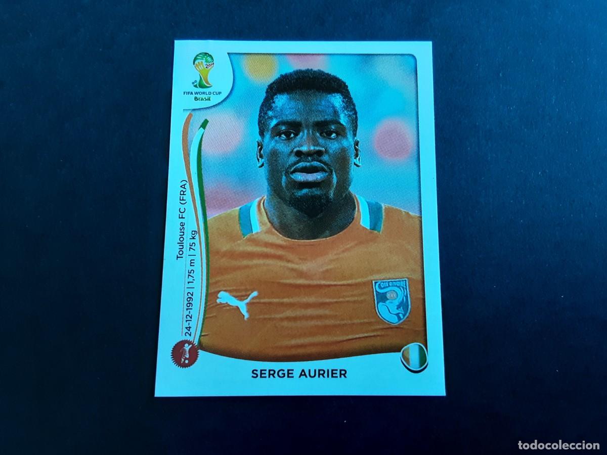Football Stickers: CROMO FUTBOL MUNDIAL 2014 PANINI 226.AURIER-COSTA DE MARFIL-NUNCA PEGADO