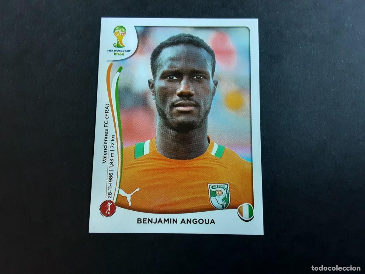 Fu&szlig;ball-Sticker: CROMO FUTBOL MUNDIAL 2014 PANINI 229.ANGOUA-COSTA DE MARFIL-NUNCA PEGADO