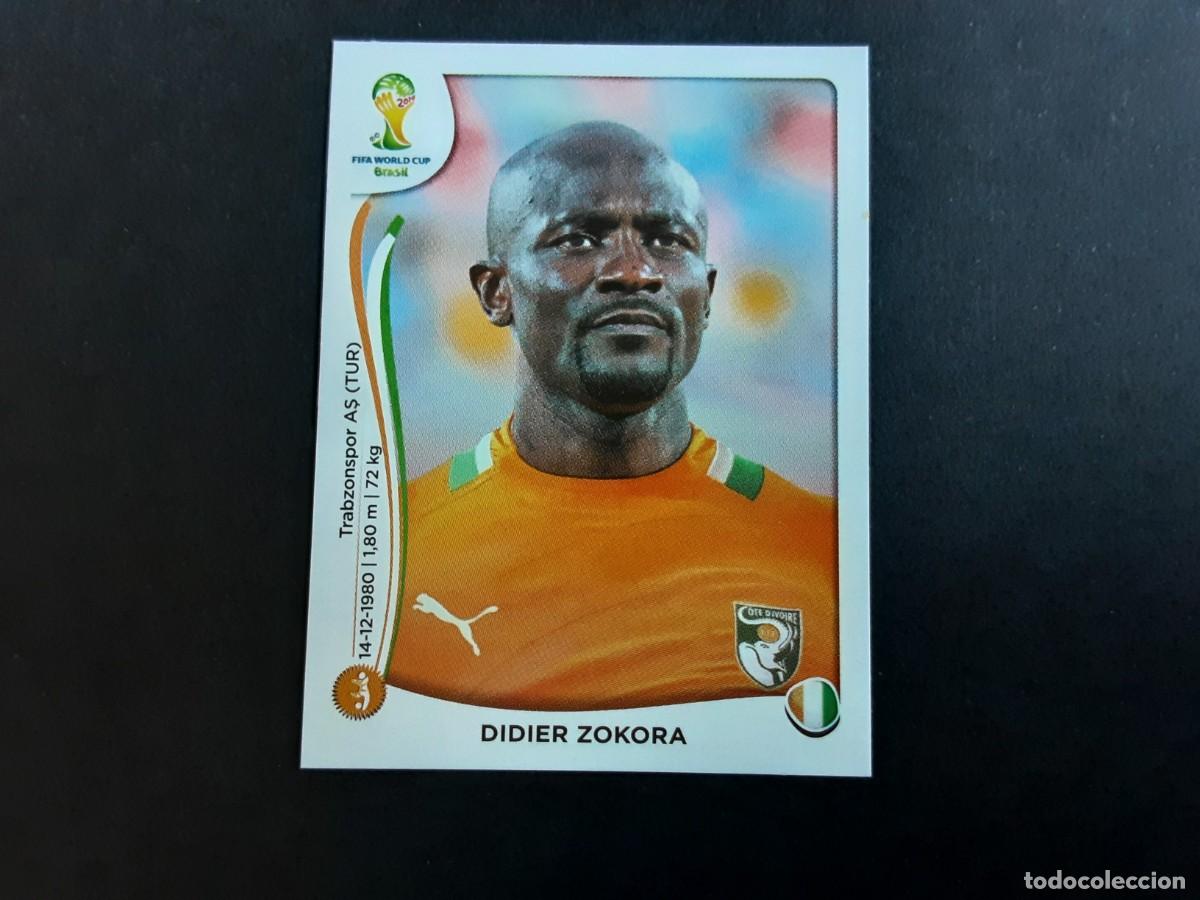 Football Stickers: CROMO FUTBOL MUNDIAL 2014 PANINI 230.ZOKORA-COSTA DE MARFIL-NUNCA PEGADO