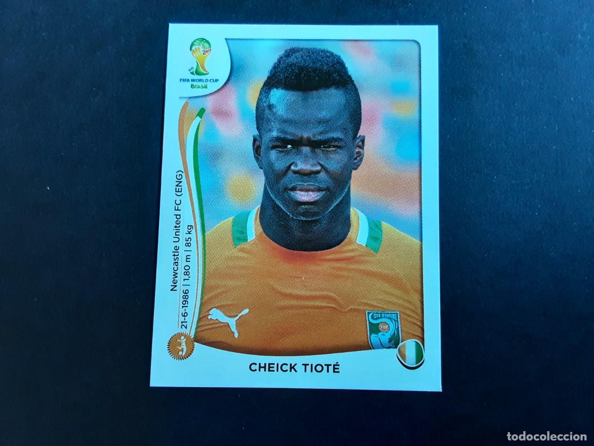 Football Stickers: CROMO FUTBOL MUNDIAL 2014 PANINI 232.TIOTE-COSTA DE MARFIL-NUNCA PEGADO
