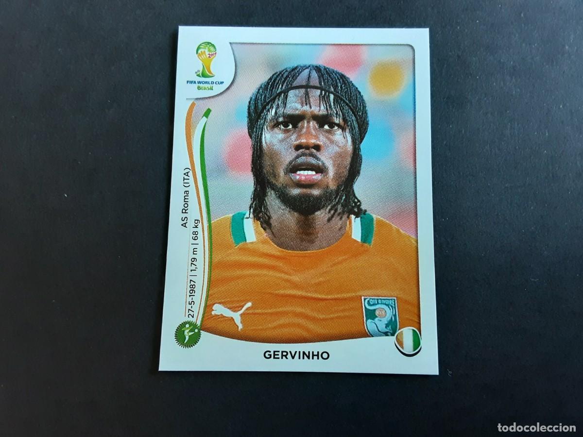 Football Stickers: CROMO FUTBOL MUNDIAL 2014 PANINI 236.GERVINHO-COSTA DE MARFIL-NUNCA PEGADO