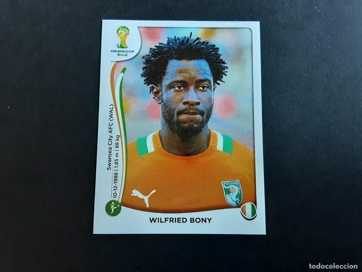 Football Stickers: CROMO FUTBOL MUNDIAL 2014 PANINI 238.BONY-COSTA DE MARFIL-NUNCA PEGADO