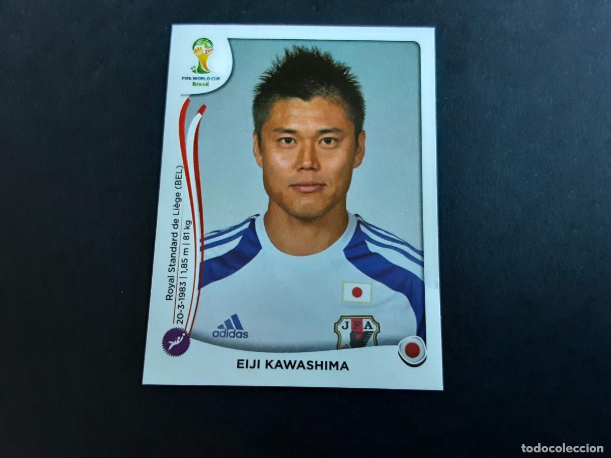 Football Stickers: CROMO FUTBOL MUNDIAL 2014 PANINI 243.KAWASHIMA-JAPON-NUNCA PEGADO