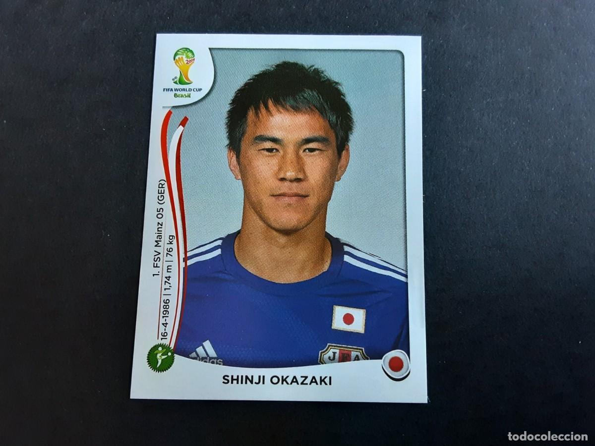 Cromos de Futebol: CROMO FUTBOL MUNDIAL 2014 PANINI 257.OKAZAKI-JAPON-NUNCA PEGADO