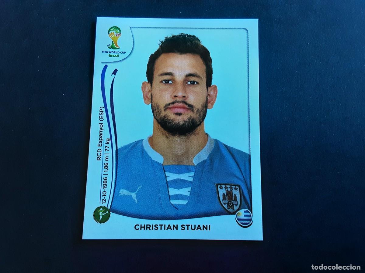 Cromos de F&uacute;tbol: CROMO FUTBOL MUNDIAL 2014 PANINI 274.STUANI-URUGUAY-NUNCA PEGADO