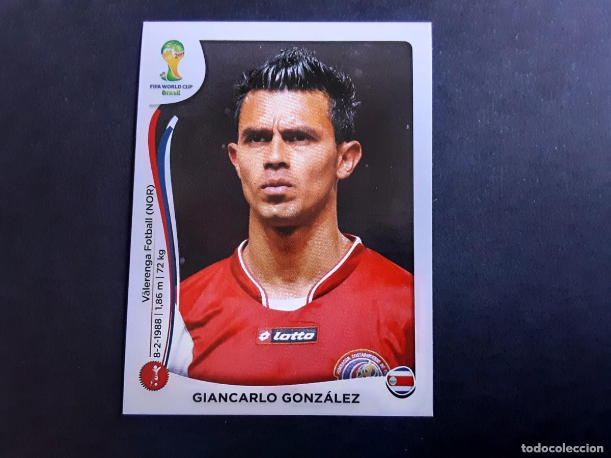 Football Stickers: CROMO FUTBOL MUNDIAL 2014 PANINI 282.GONZALEZ-COSTA RICA-NUNCA PEGADO