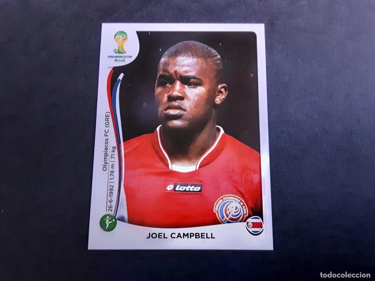 Fu&szlig;ball-Sticker: CROMO FUTBOL MUNDIAL 2014 PANINI 296.CAMPBELL-COSTA RICA-NUNCA PEGADO