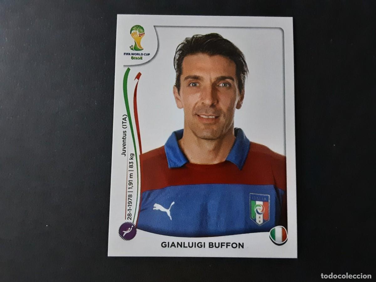 Fu&szlig;ball-Sticker: CROMO FUTBOL MUNDIAL 2014 PANINI 319.BUFFON-ITALIA-NUNCA PEGADO