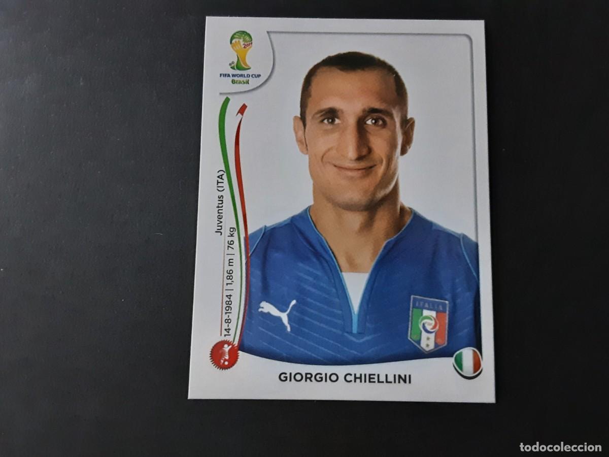 Cromos de Futebol: CROMO FUTBOL MUNDIAL 2014 PANINI 322.CHIELLINI-ITALIA-NUNCA PEGADO