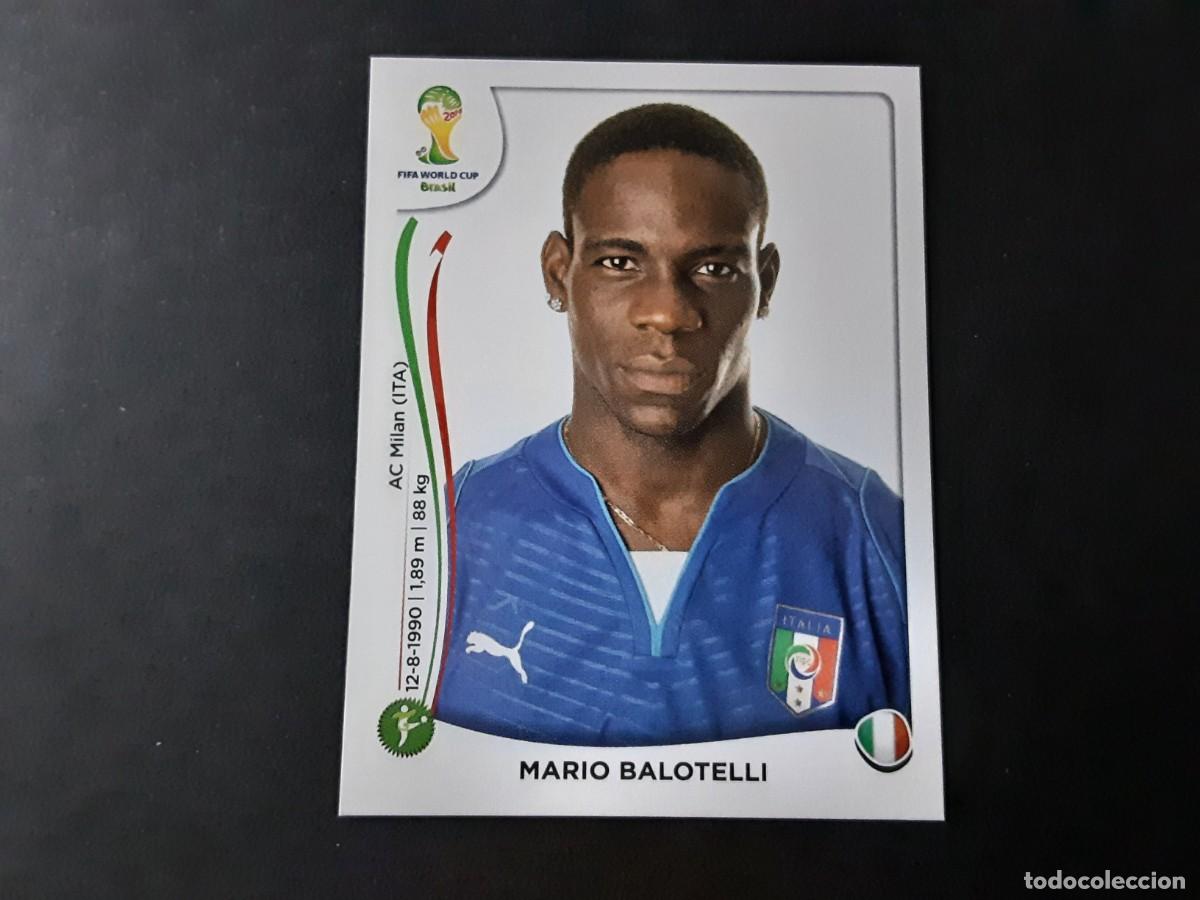 Cromos de Futebol: CROMO FUTBOL MUNDIAL 2014 PANINI 335.BALOTELLI-ITALIA-NUNCA PEGADO