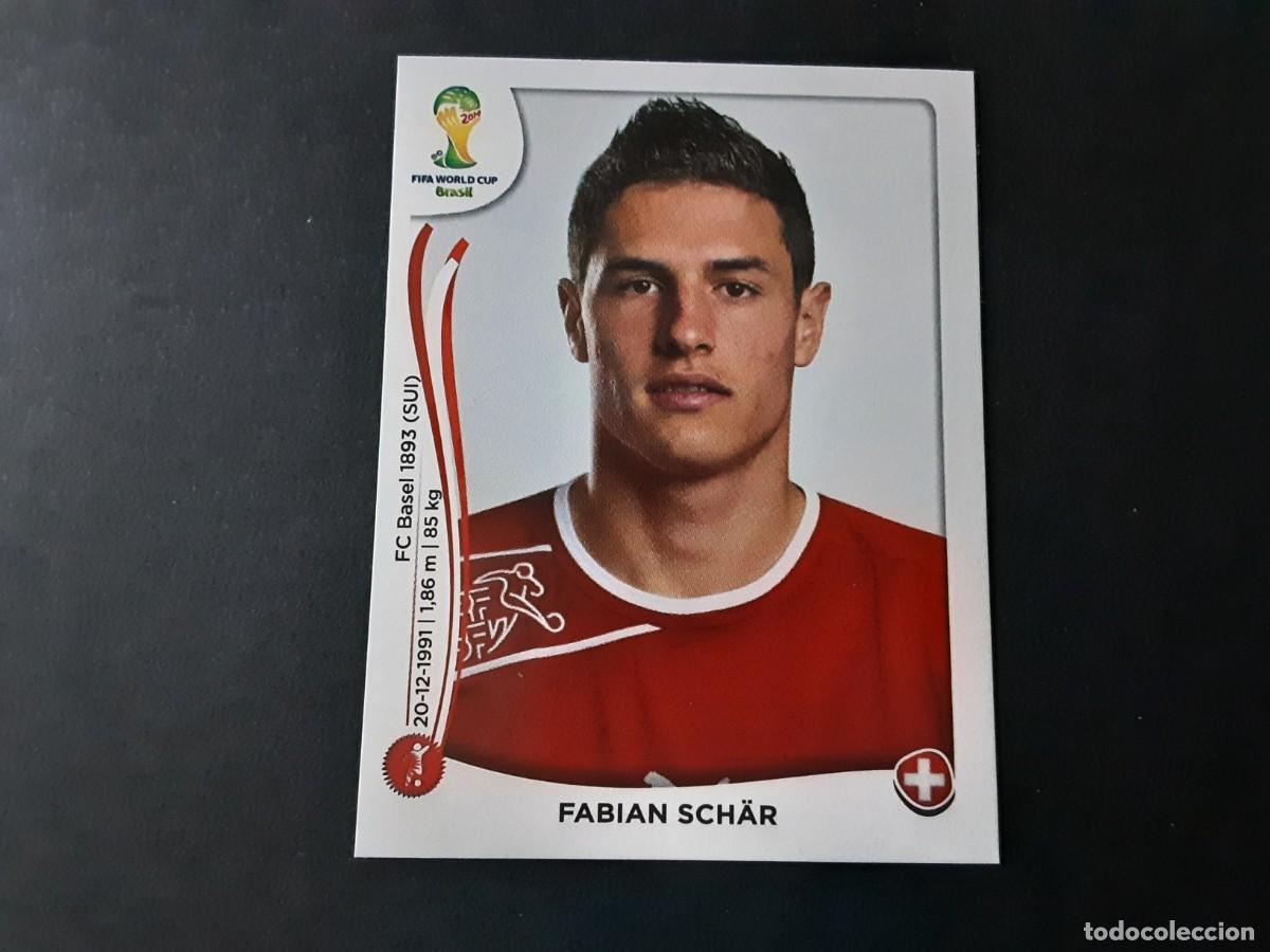 Fu&szlig;ball-Sticker: CROMO FUTBOL MUNDIAL 2014 PANINI 342.SCHAR-SUIZA-NUNCA PEGADO