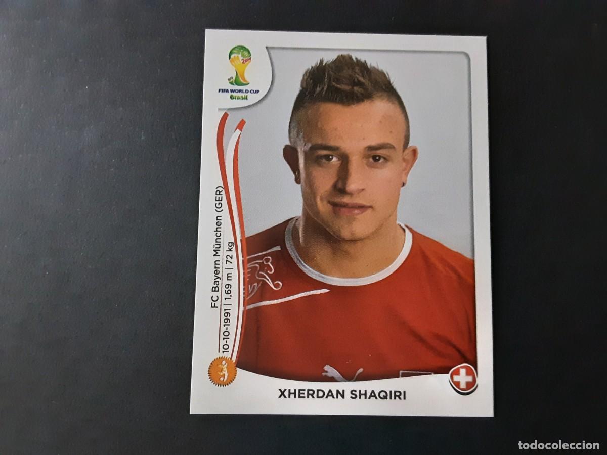 Cromos de F&uacute;tbol: CROMO FUTBOL MUNDIAL 2014 PANINI 351.SHAQIRI-SUIZA-NUNCA PEGADO