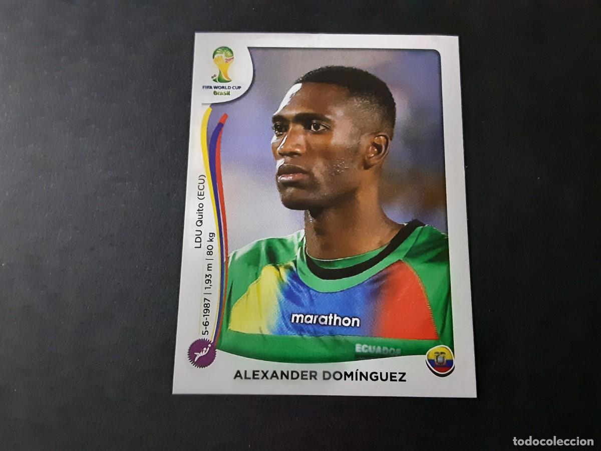 Cromos de f&uacute;tbol: CROMO FUTBOL MUNDIAL 2014 PANINI 357.DOMINGUEZ-ECUADOR-NUNCA PEGADO