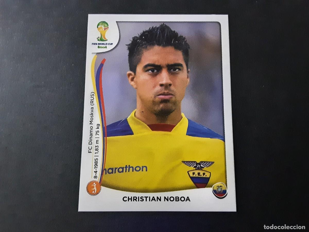 Cromos de F&uacute;tbol: CROMO FUTBOL MUNDIAL 2014 PANINI 366.NOBOA-ECUADOR-NUNCA PEGADO