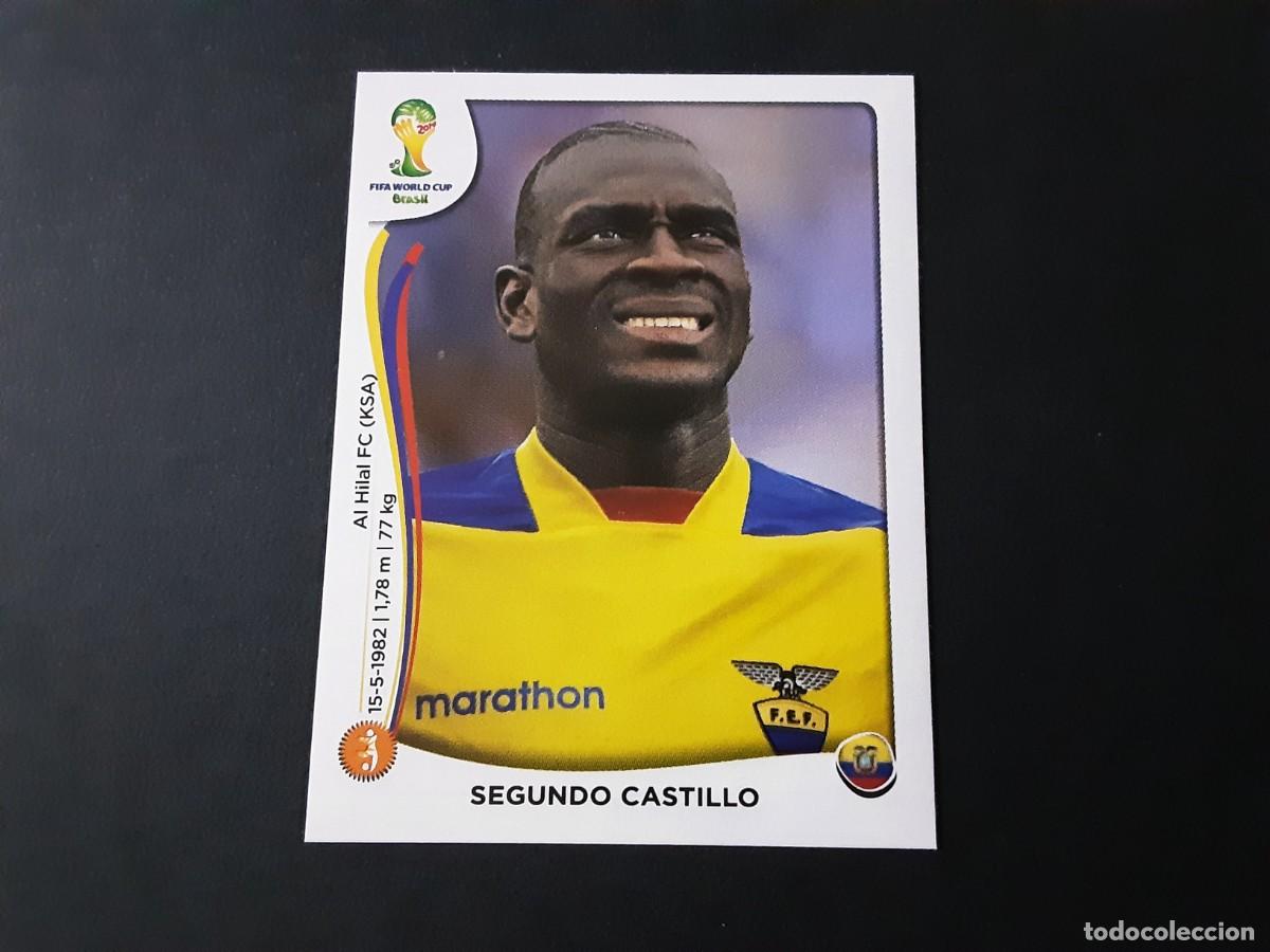 Fu&szlig;ball-Sticker: CROMO FUTBOL MUNDIAL 2014 PANINI 367.CASTILLO-ECUADOR-NUNCA PEGADO