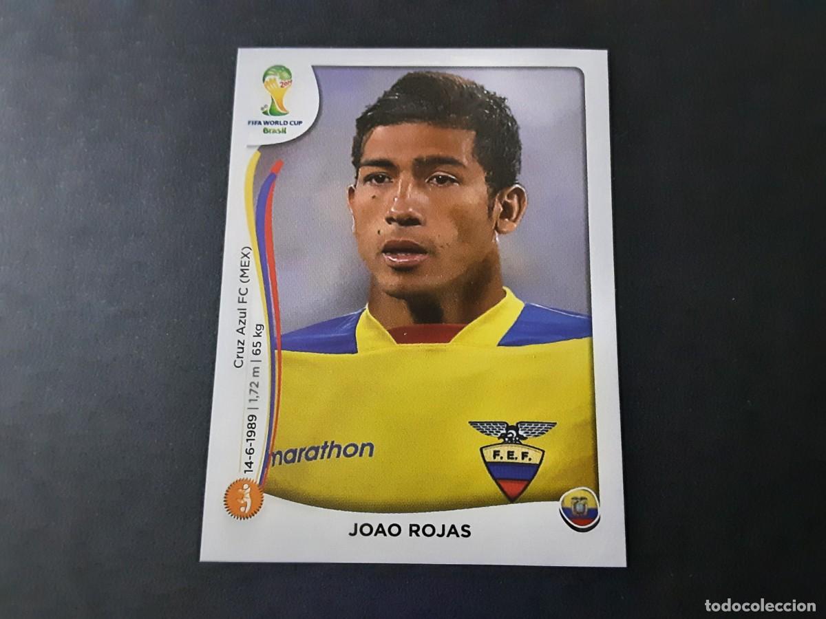 Cromos de F&uacute;tbol: CROMO FUTBOL MUNDIAL 2014 PANINI 368.ROJAS-ECUADOR-NUNCA PEGADO