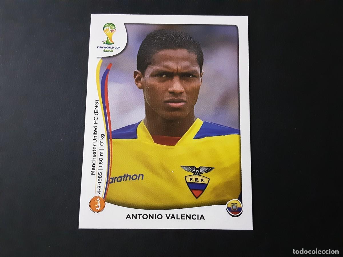 Cromos de F&uacute;tbol: CROMO FUTBOL MUNDIAL 2014 PANINI 369.ANTONIO VALENCIA-ECUADOR-NUNCA PEGADO