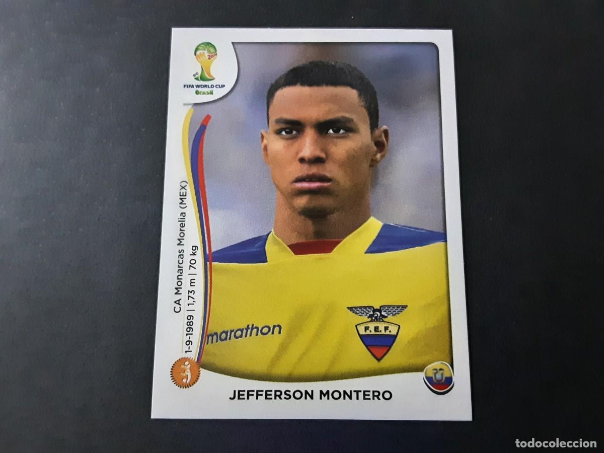 Cromos de F&uacute;tbol: CROMO FUTBOL MUNDIAL 2014 PANINI 371.MONTERO-ECUADOR-NUNCA PEGADO