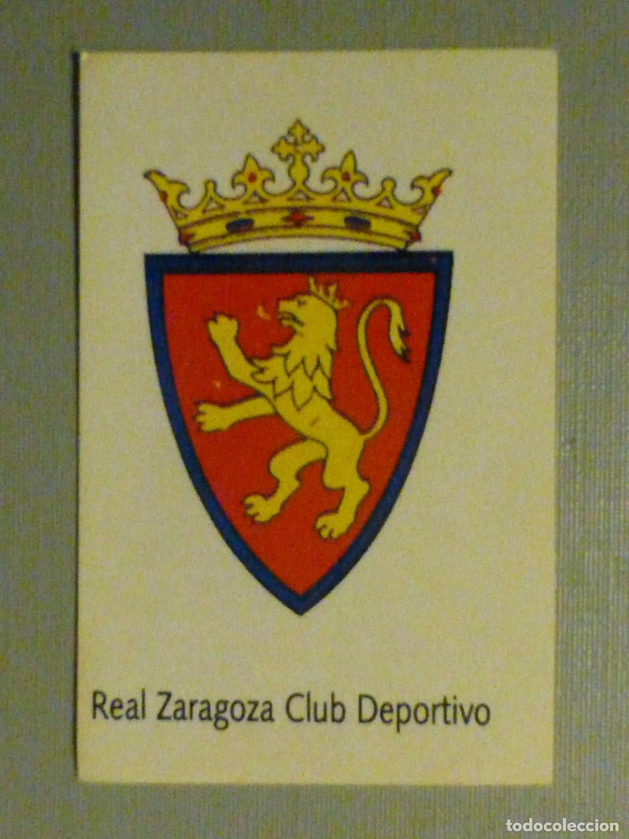 Fu&szlig;ball-Sticker: Escudo Real Zaragoza Club Deportivo - Liga Futbol 91-92, 1991-1992, Bimbo N&deg; 229 - Nunca pegado