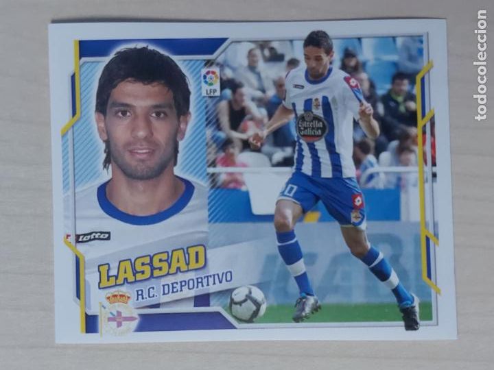 Cromos de Futebol: CROMO LASSAD - ESTE 2010 11 - 10 11 - CROMO SIN PEGAR - DEPORTIVO DE LA CORU&Ntilde;A