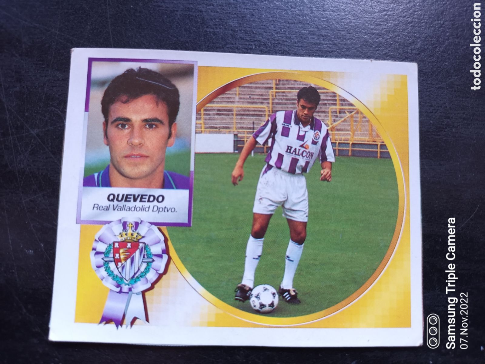 Cromos de f&uacute;tbol: 94 95 este Quevedo recortado version - Foto 1