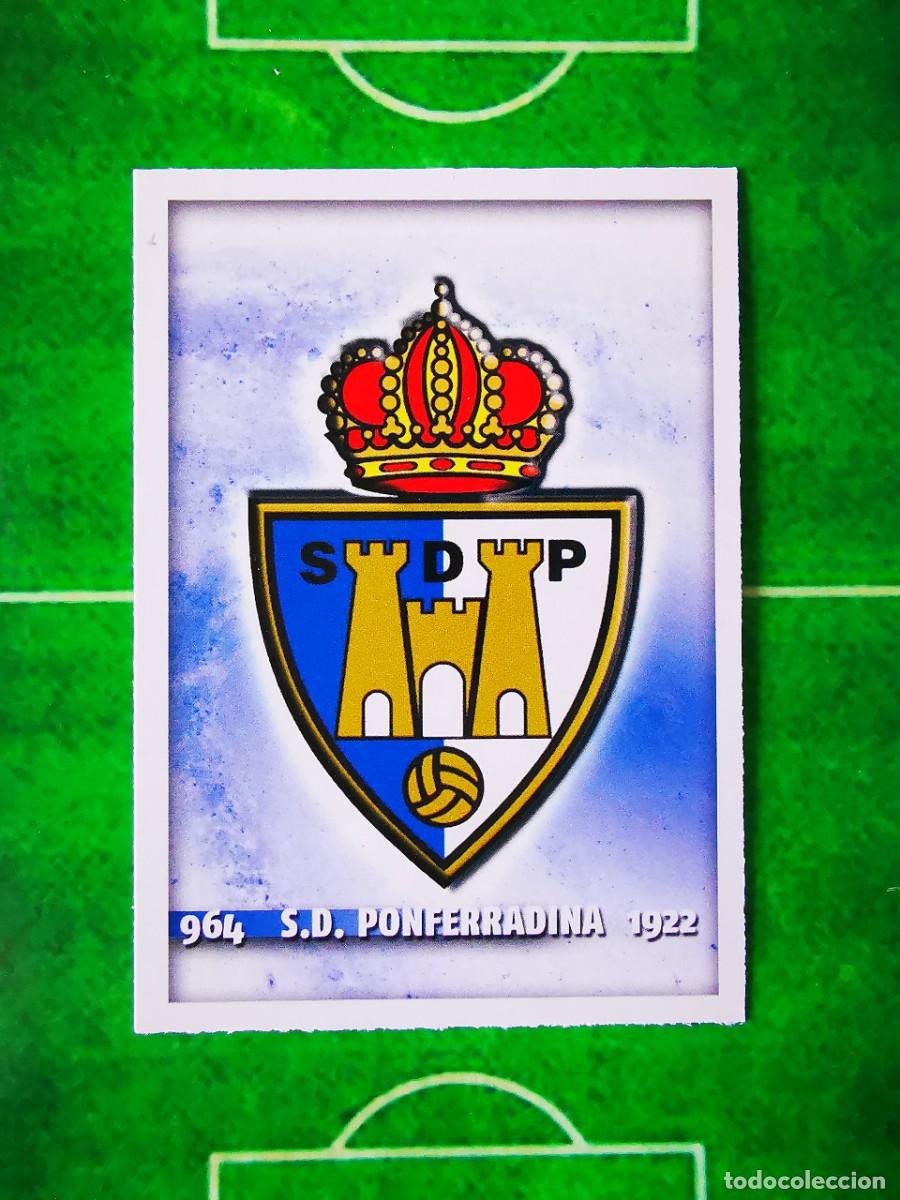 Cromos de f&uacute;tbol: CROMO FUTBOL 14 15 MUNDICROMO FICHAS QUIZ LIGA 2014 2015 SD PONFERRADINA 964 ESCUDO