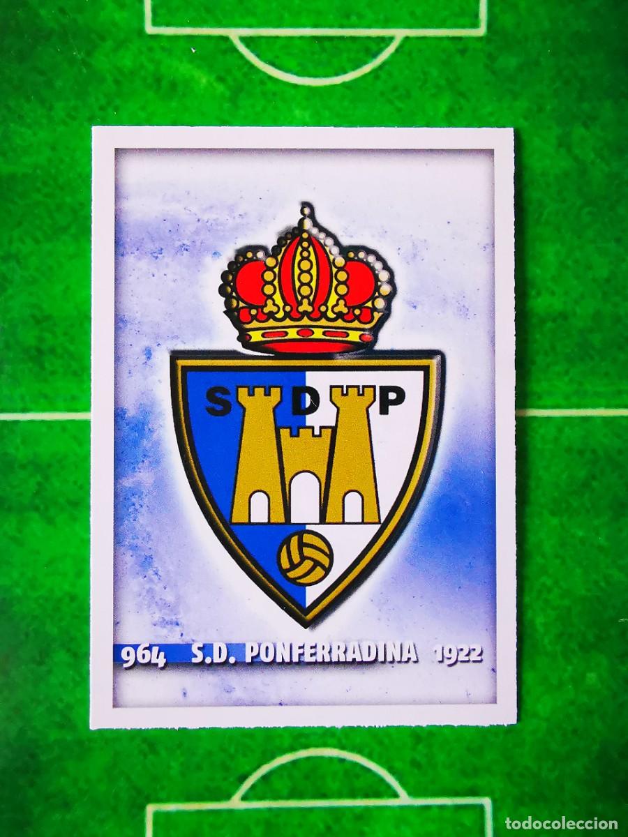 Cromos de f&uacute;tbol: CROMO FUTBOL 14 15 MUNDICROMO FICHAS QUIZ LIGA 2014 2015 SD PONFERRADINA 964 ESCUDO