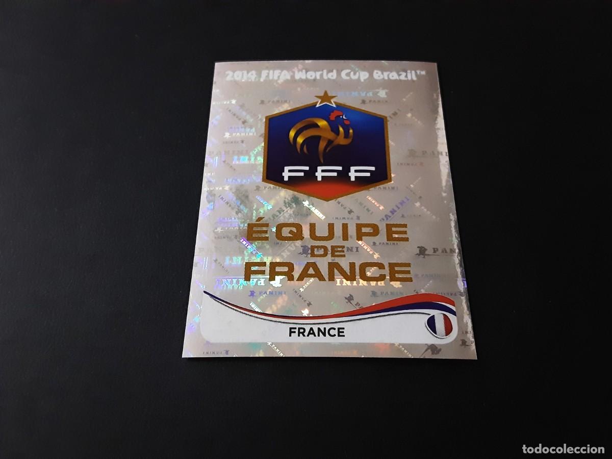 Fu&szlig;ball-Sticker: CROMO FUTBOL MUNDIAL 2014 PANINI 374.ESCUDO-FRANCIA-NUNCA PEGADO