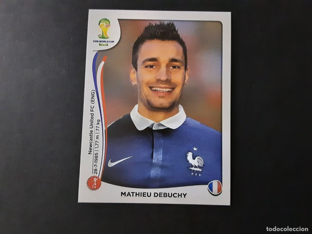 Cromos de F&uacute;tbol: CROMO FUTBOL MUNDIAL 2014 PANINI 378.DEBUCHY-FRANCIA-NUNCA PEGADO