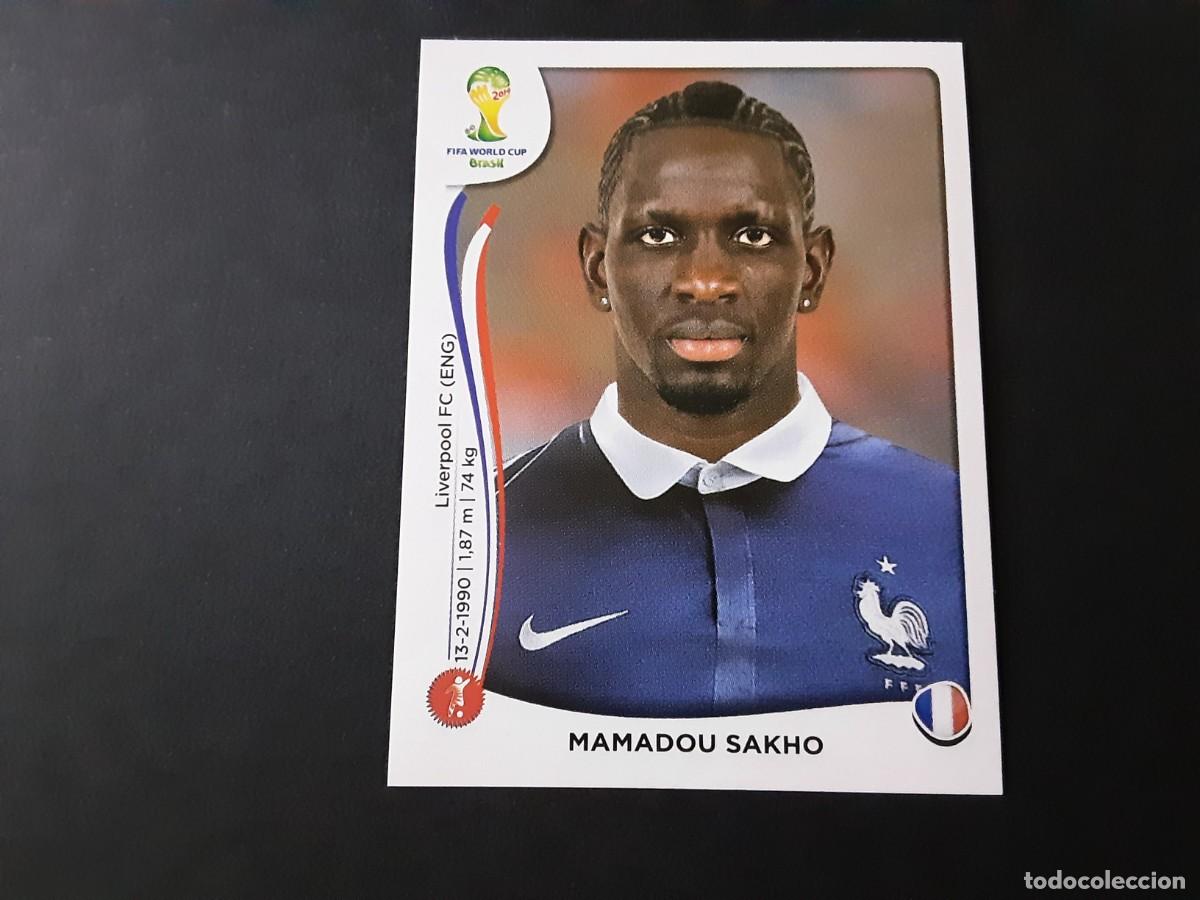 Fu&szlig;ball-Sticker: CROMO FUTBOL MUNDIAL 2014 PANINI 381.SAKHO-FRANCIA-NUNCA PEGADO
