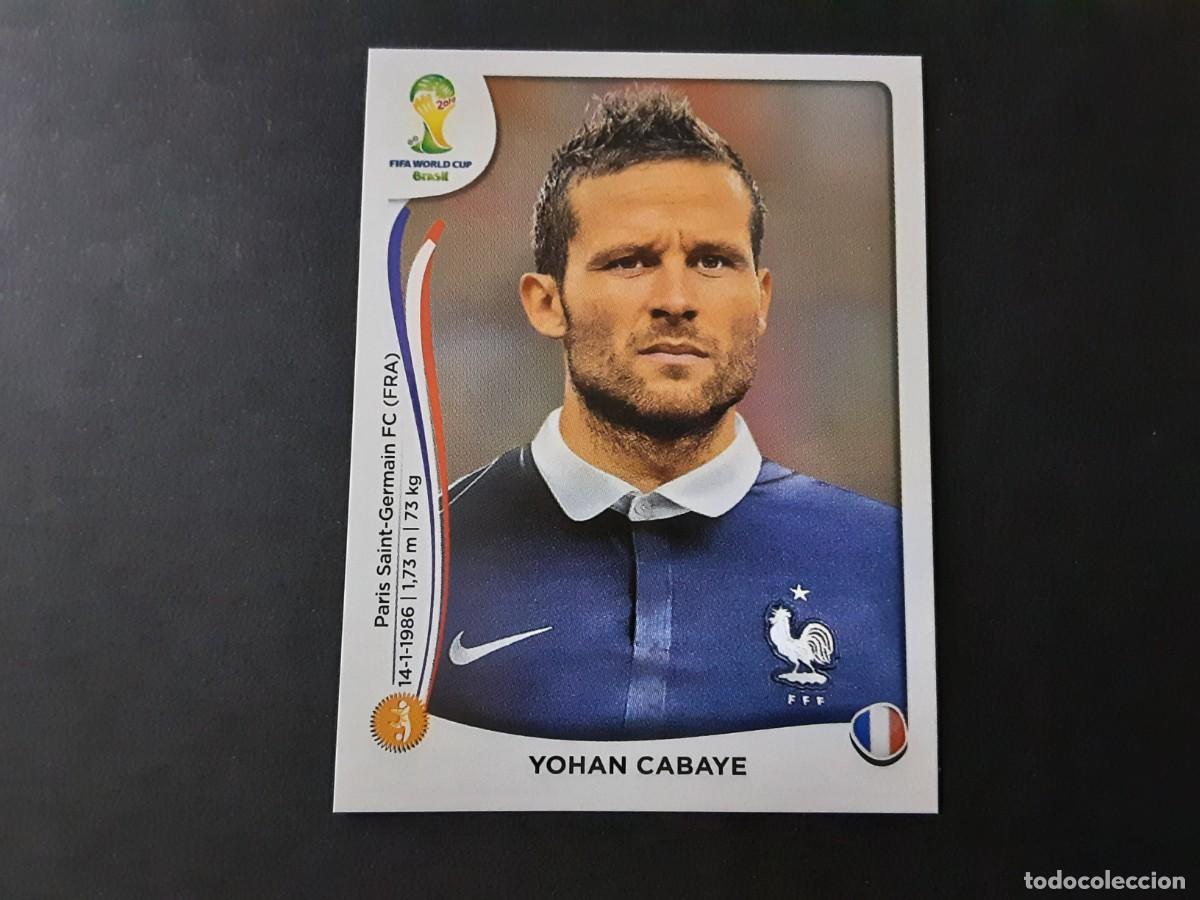 Cromos de F&uacute;tbol: CROMO FUTBOL MUNDIAL 2014 PANINI 384.CABAYE-FRANCIA-NUNCA PEGADO