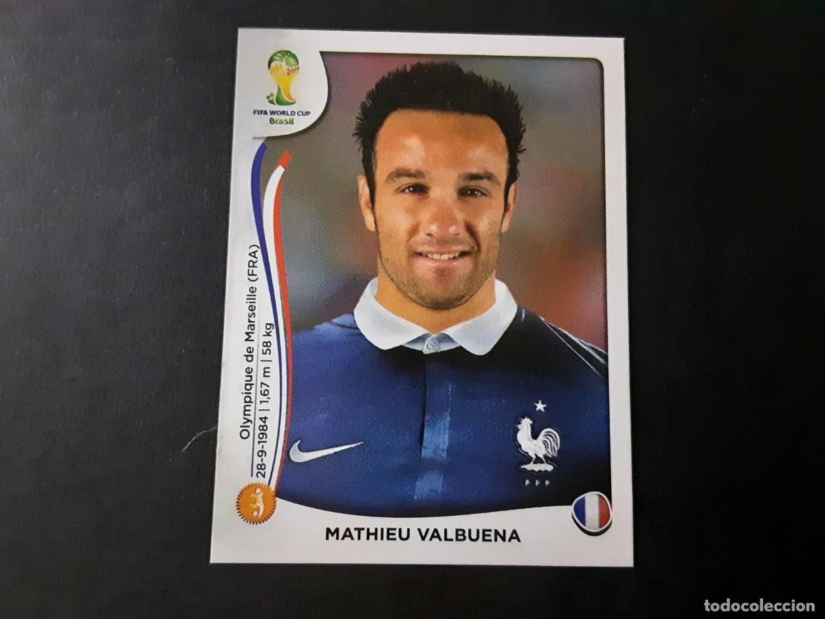 Fu&szlig;ball-Sticker: CROMO FUTBOL MUNDIAL 2014 PANINI 387.VALBUENA-FRANCIA-NUNCA PEGADO