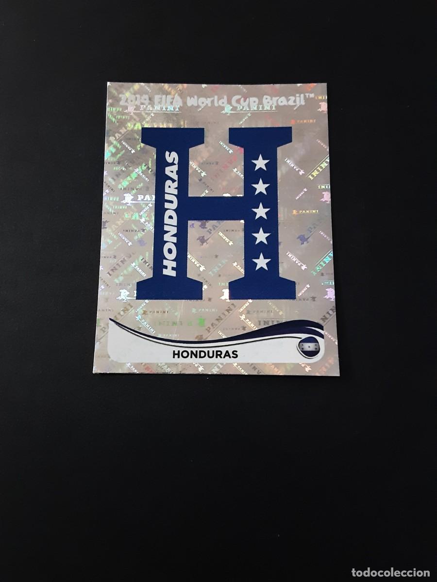 Fu&szlig;ball-Sticker: CROMO FUTBOL MUNDIAL 2014 PANINI 393.ESCUDO-HONDURAS-NUNCA PEGADO