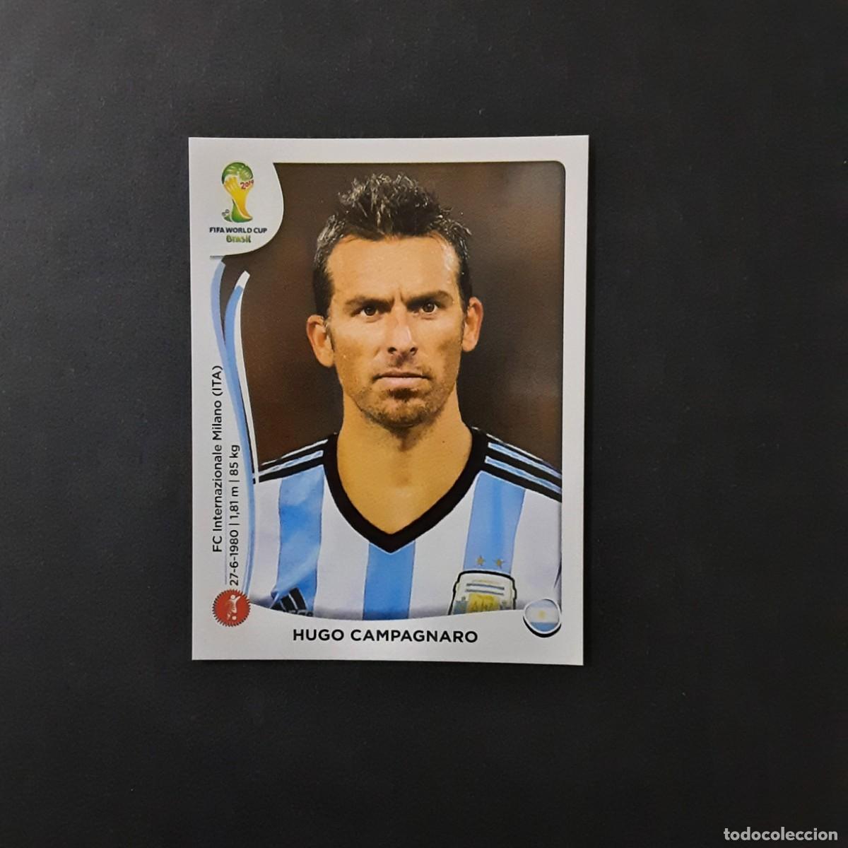 Fu&szlig;ball-Sticker: CROMO FUTBOL MUNDIAL 2014 PANINI 418.CAMPAGNARO-ARGENTINA-NUNCA PEGADO