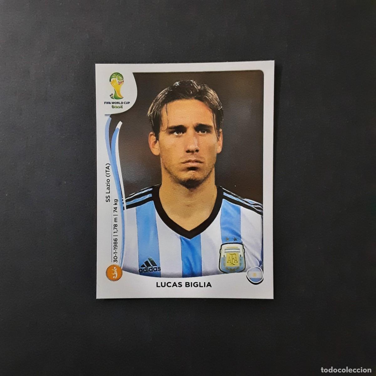 Figurine di Calcio: CROMO FUTBOL MUNDIAL 2014 PANINI 420.BIGLIA-ARGENTINA-NUNCA PEGADO