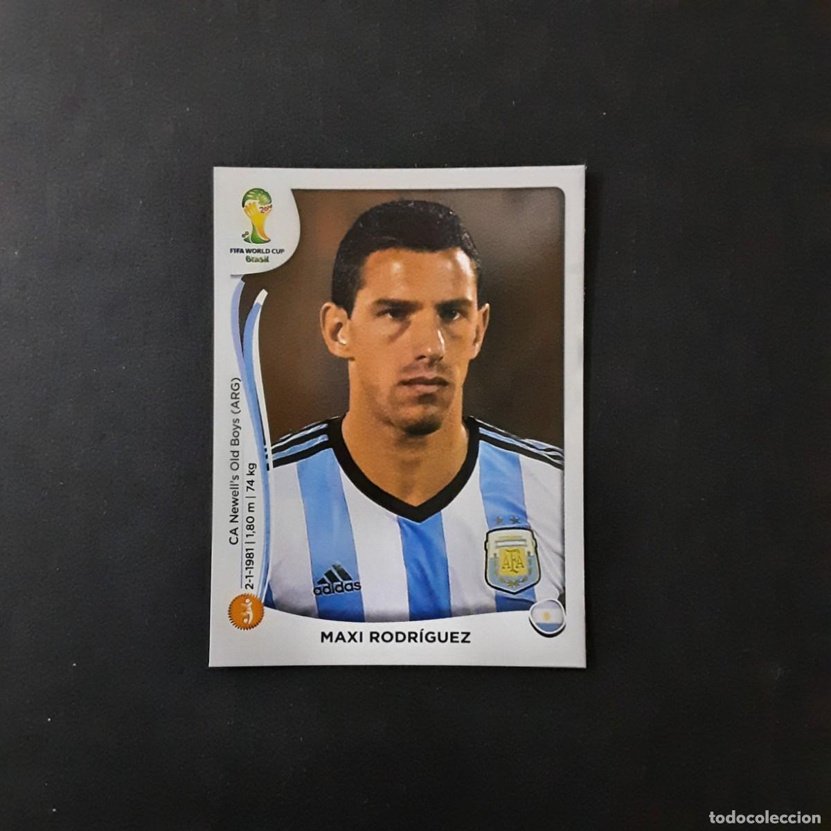 Cromos de Futebol: CROMO FUTBOL MUNDIAL 2014 PANINI 424.MAXI RODRIGUEZ-ARGENTINA-NUNCA PEGADO