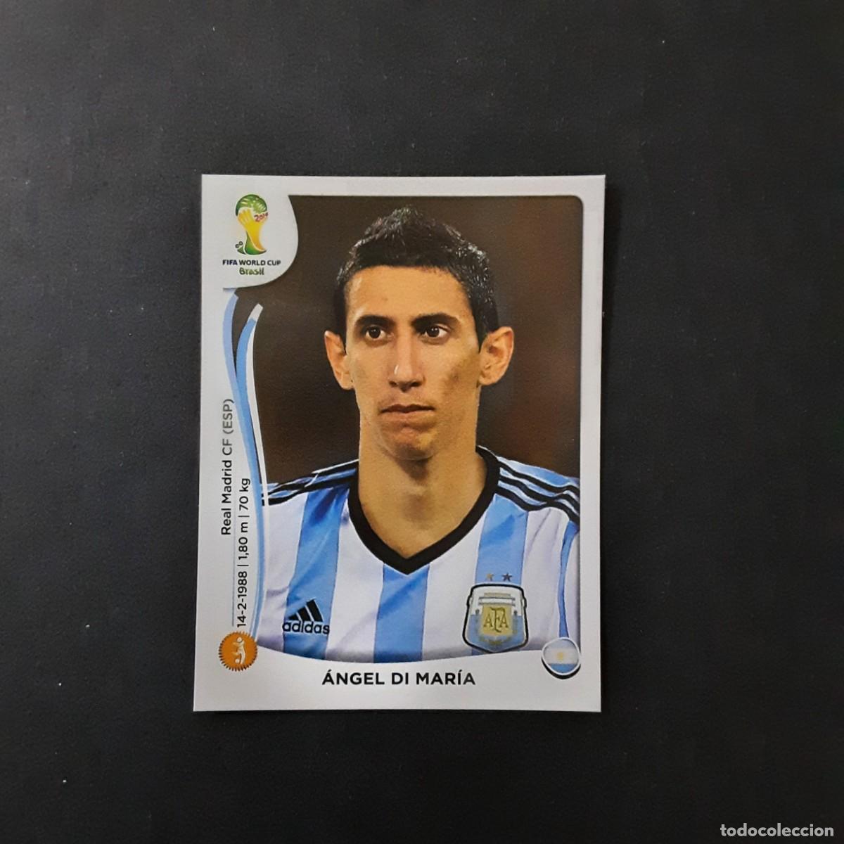 Cromos de Futebol: CROMO FUTBOL MUNDIAL 2014 PANINI 425.DI MARIA-ARGENTINA-NUNCA PEGADO