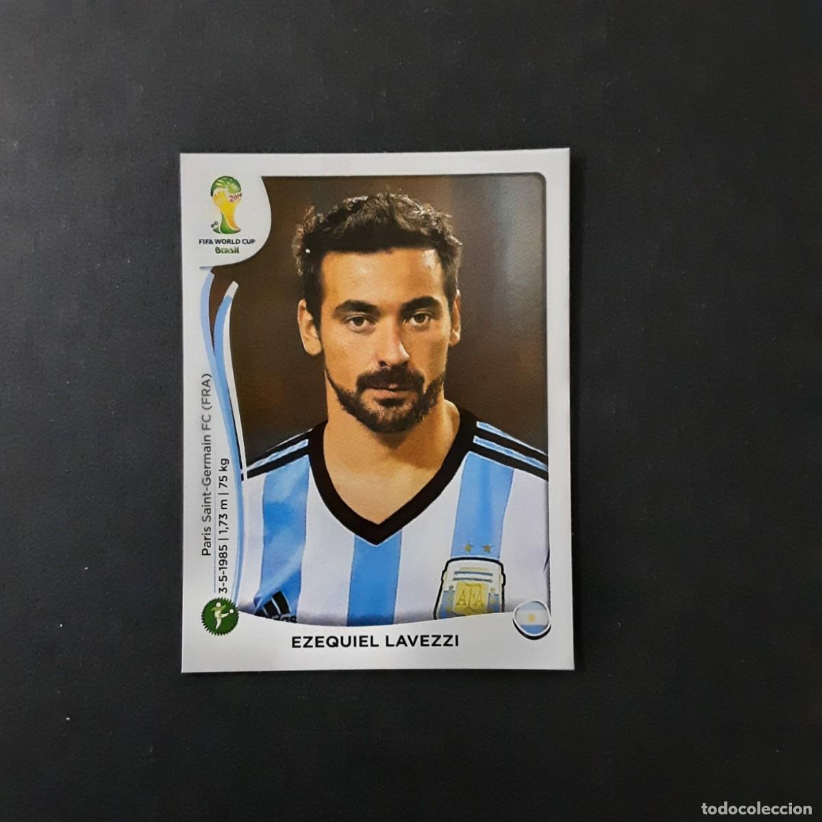 Cromos de Futebol: CROMO FUTBOL MUNDIAL 2014 PANINI 426.LAVEZZI-ARGENTINA-NUNCA PEGADO
