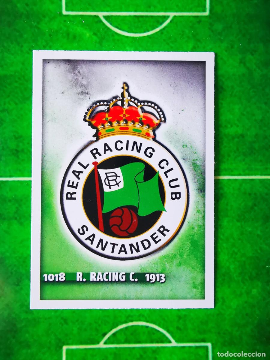 Fu&szlig;ball-Sticker: CROMO FUTBOL 14 15 MUNDICROMO FICHAS QUIZ LIGA 2014 2015 REAL RACING CLUB DE SANTANDER 1018 ESCUDO