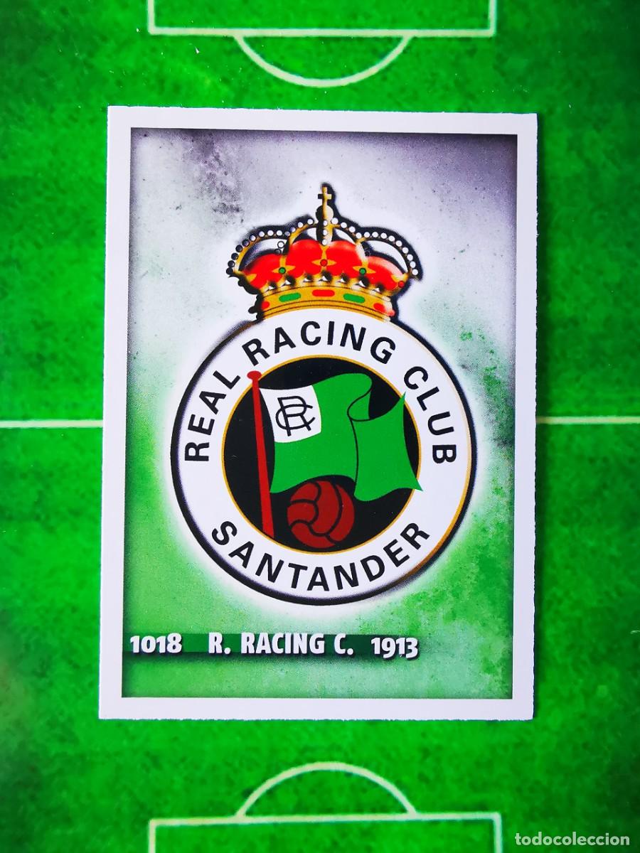 Fu&szlig;ball-Sticker: CROMO FUTBOL 14 15 MUNDICROMO FICHAS QUIZ LIGA 2014 2015 REAL RACING CLUB DE SANTANDER 1018 ESCUDO