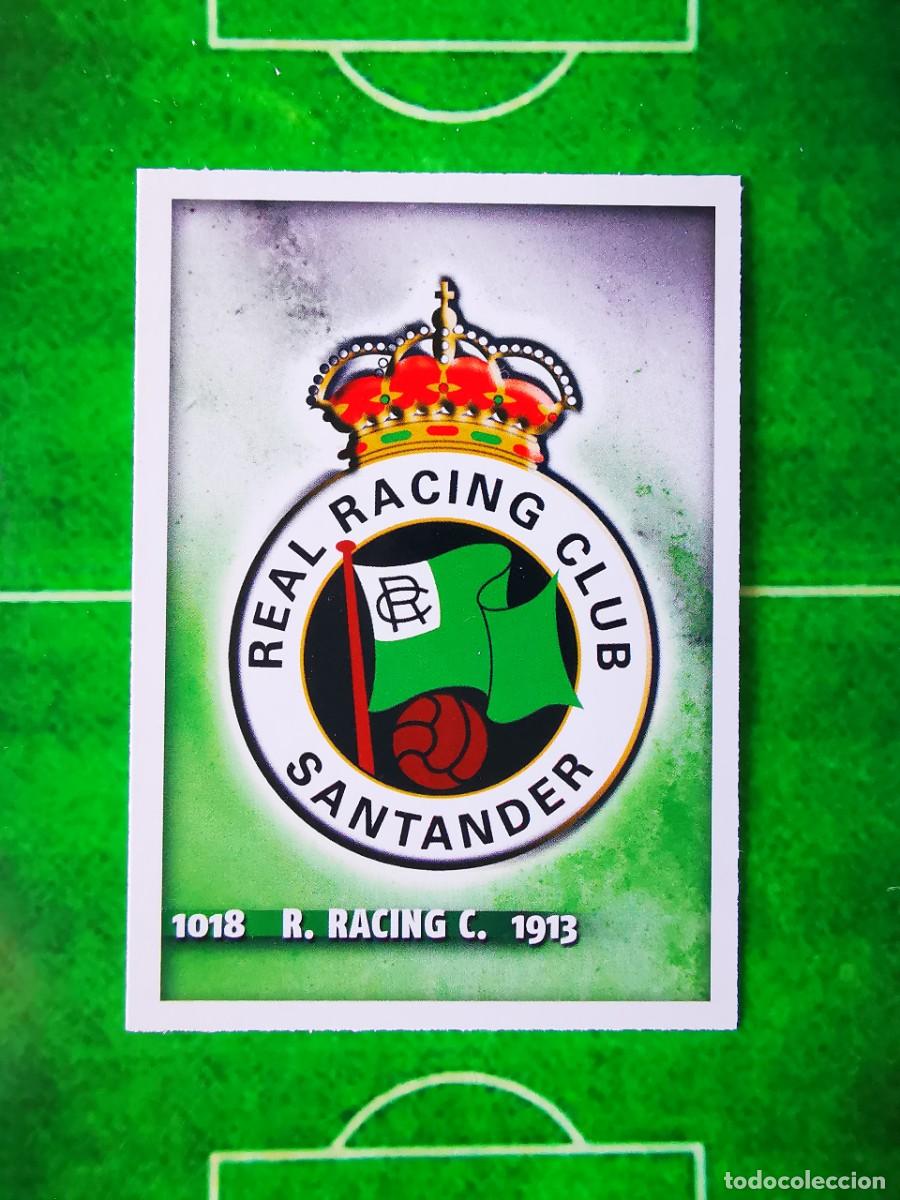 Fu&szlig;ball-Sticker: CROMO FUTBOL 14 15 MUNDICROMO FICHAS QUIZ LIGA 2014 2015 REAL RACING CLUB DE SANTANDER 1018 ESCUDO