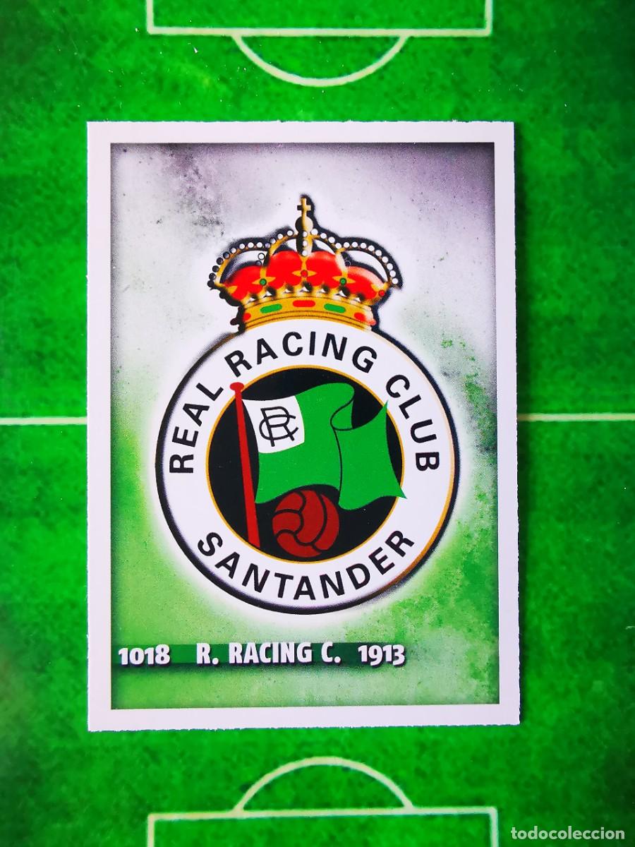 Fu&szlig;ball-Sticker: CROMO FUTBOL 14 15 MUNDICROMO FICHAS QUIZ LIGA 2014 2015 REAL RACING CLUB DE SANTANDER 1018 ESCUDO