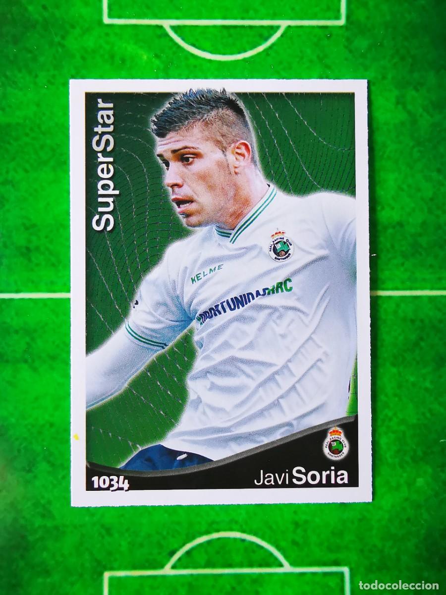 Cartes &agrave; collectionner de Football: CROMO FUTBOL 14 15 MUNDICROMO FICHAS QUIZ LIGA 2014 2015 REAL RACING CLUB 1034 JAVI SORIA SUPERSTAR