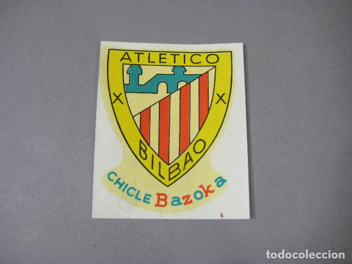 Cromos de f&uacute;tbol: CROMO CHICLE BAZOKA ESCUDO DEL ATL&Eacute;TICO DE BILBAO. FUTBOL. CALCOMANIAS INDUSTRIALES NUBIOLA